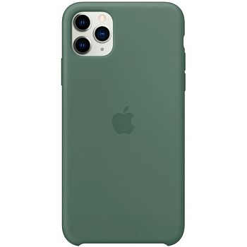 Накладка IPhone 11 Pro MAX silicone case сосновый лес