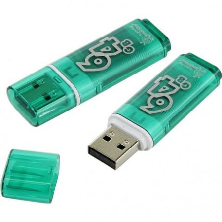  Flash USB 2.0 - 64Gb Smart Buy Glossy Green