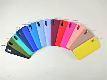 Накладка Xiaomi Redmi 9 silicone case розовый