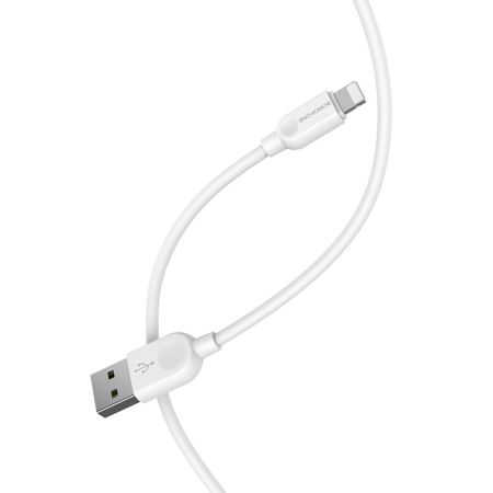 Кабель iPhone Lightning - USB 2.0A Borofone BX14 1m White