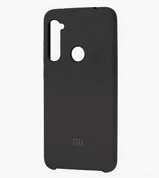 Накладка Xiaomi Redmi Note 8 (2020/ 2021) Silicone case черный