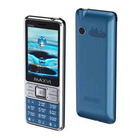 Мобильный телефон MAXVI X900c, 2.8”, 2 sim-карты, 2500 mAh Marengo