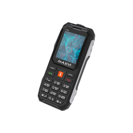 Мобильный телефон MAXVI T100, 1.77”, 2 sim-карты, 1500 mAh Черный