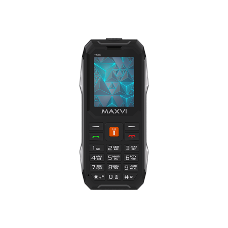 Мобильный телефон MAXVI T100, 1.77”, 2 sim-карты, 1500 mAh Черный