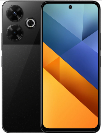 Смартфон Xiaomi Poco M6 8/256Гб Global, Dual nano SIM, Black