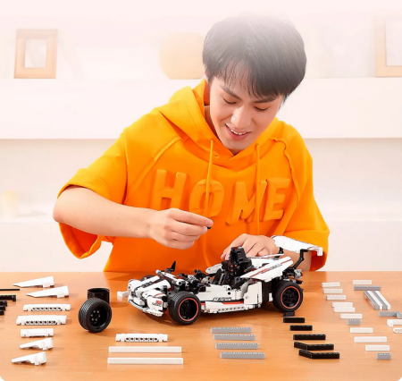 Конструктор ONEBOT Xiaomi Smart Building Blocks Road Racing, 900 деталей (GLSC01IQI)