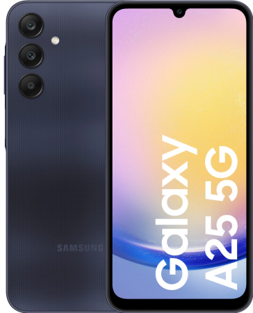 Смартфон Samsung SM-A256E Galaxy A25 6/128Гб (SM-A256ELBDCAU) темно-синий